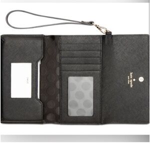 Kate Spade wallet purse wristlet phone holder with mirror